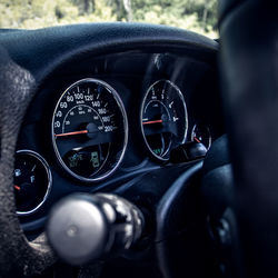 Close-up of vintage car