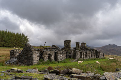 Old ruins against sky