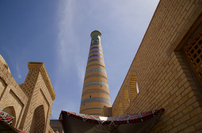 Low angle view of building against sky