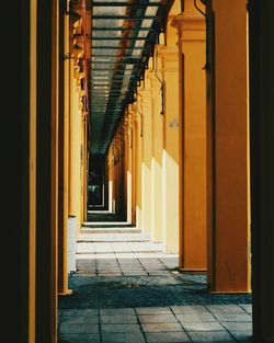 Corridor of building