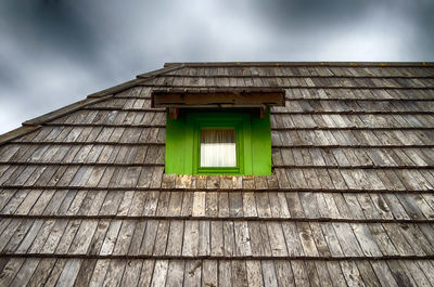 Low angle view of building against sky