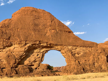 View of rock formations