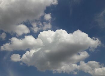 Low angle view of clouds in sky