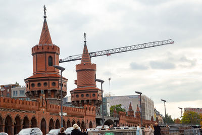 Buildings in city against sky