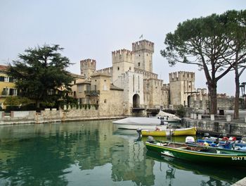 Boats in a lake