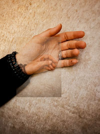 Cropped image of person hand