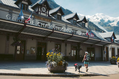 Station building, chamonix-mont-blanc, france