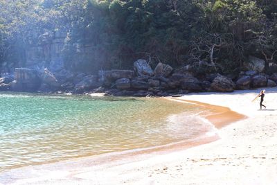 Scenic view of beach