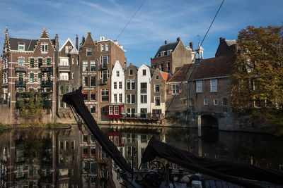 Buildings in city against sky