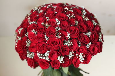 Close-up of red roses