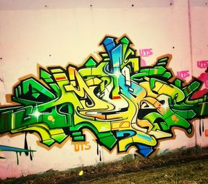 Graffiti on wall