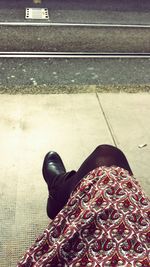 Man standing in the dark