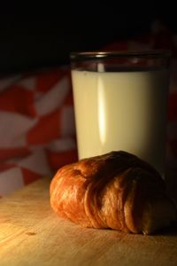 Close-up of drink on table