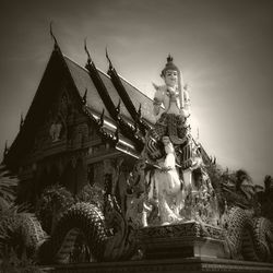 Low angle view of church