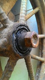 Close-up of rusty metal