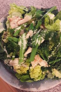 High angle view of vegetables