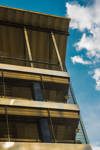 Low angle view of building against sky