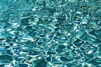 High angle view of swimming pool