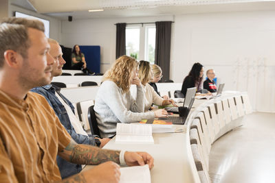 Students in lecture hall