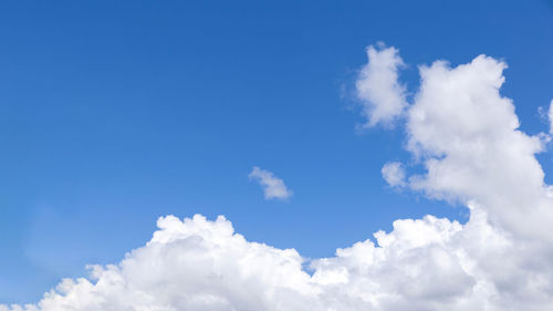 Low angle view of clouds in sky