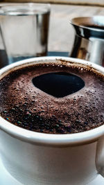 Close-up of coffee cup