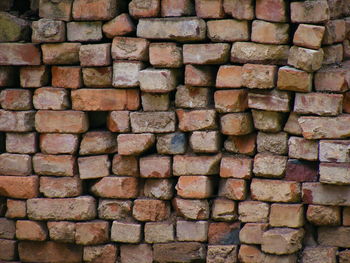 Full frame shot of stone wall