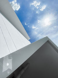 Low angle view of building against sky