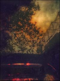 View of trees against the sky