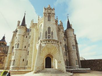 Low angle view of historical building