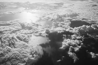 Low angle view of clouds in sky