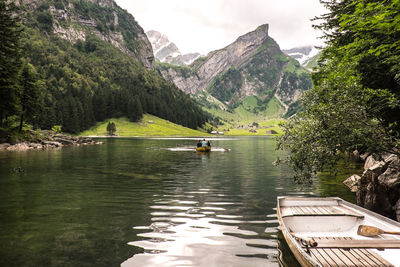 Scenic view of mountains