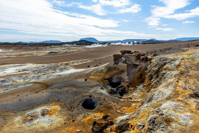 Scenic view of landscape against sky