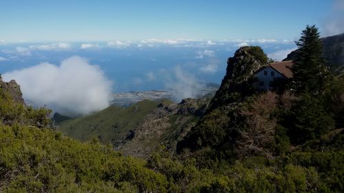 Panoramic view of landscape against sky