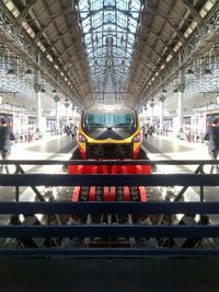 Railroad station platform