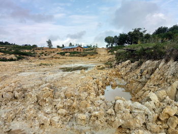 Scenic view of landscape against sky