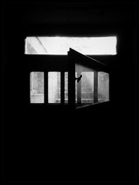 Silhouette of building