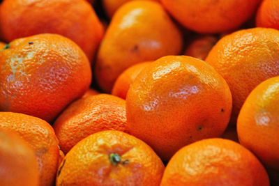 Full frame shot of oranges