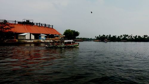 Scenic view of river against sky