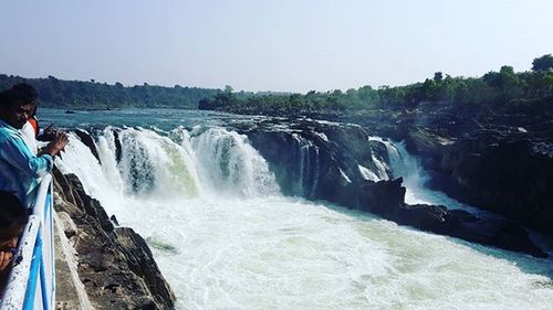 View of waterfall