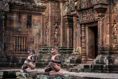 Statue of historic building