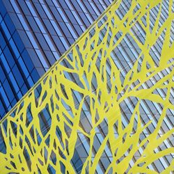 Full frame shot of yellow building