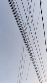 Low angle view of bridge against clear sky