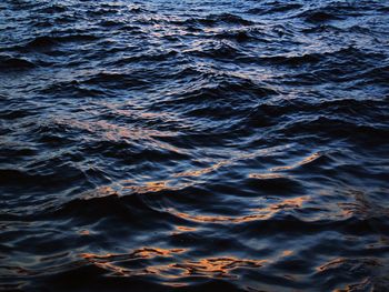 Full frame shot of rippled water