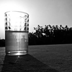 Close-up of drink on table