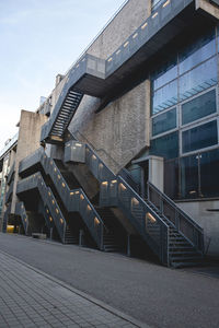 Low angle view of buildings against sky