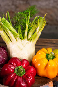 Close-up of fresh vegetables