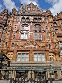 Low angle view of historical building