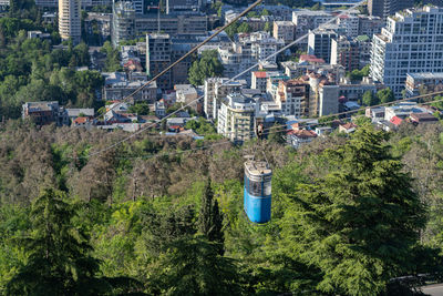 High angle view of cityscape