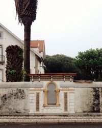 Built structure with trees in background