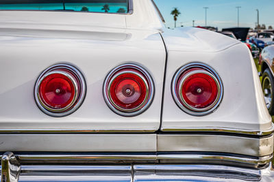 Close-up of vintage car